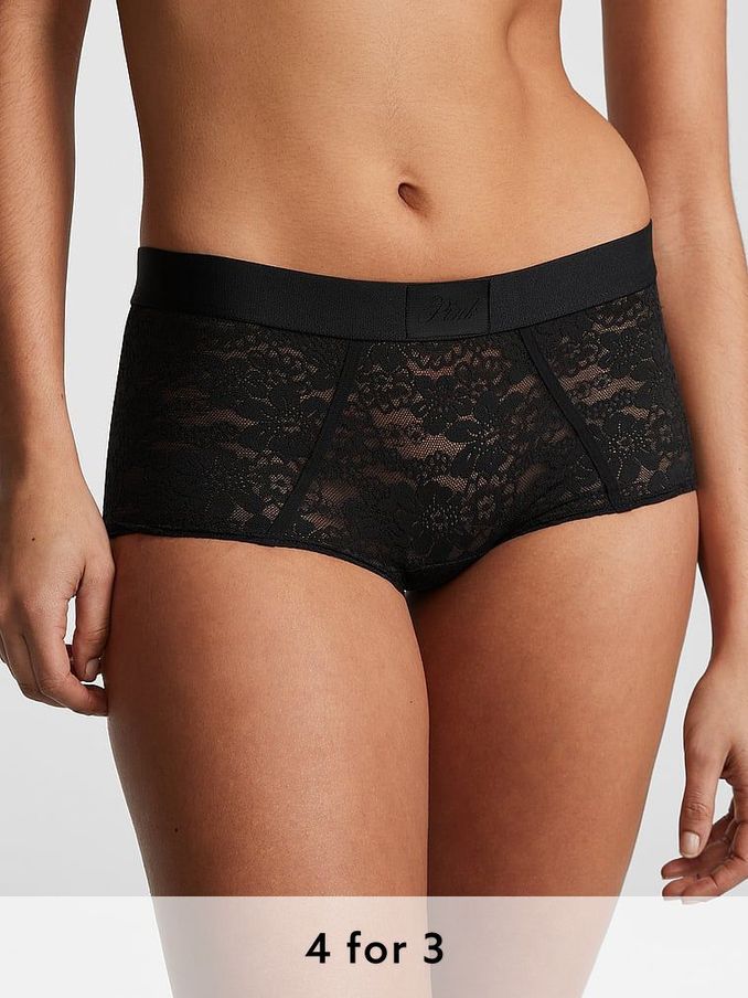 Black Short Logo Knickers (161909) | £9