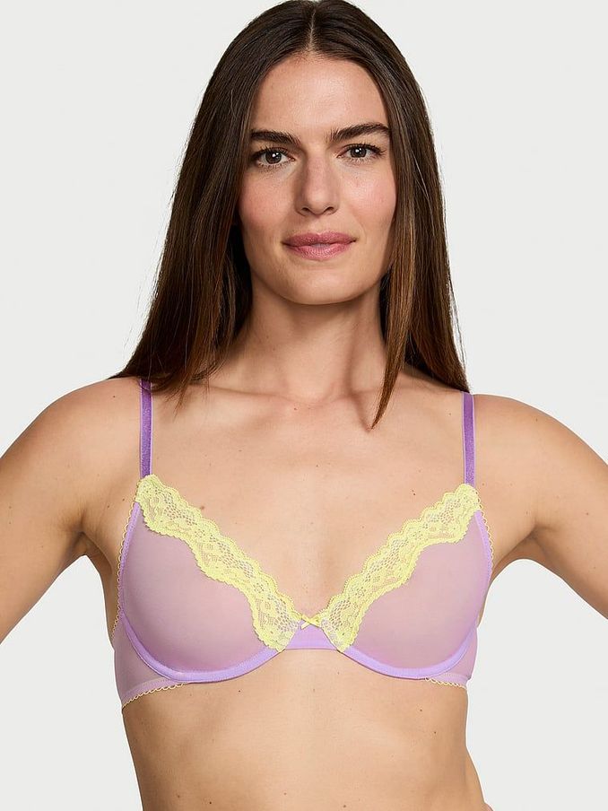 Unicorn Purple Unlined Demi Bra (162083) | £9