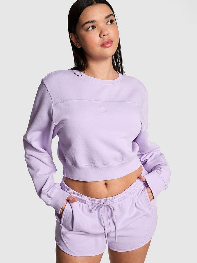Pastel Lilac Purple Fleece Sweatshirt (162129) | £19