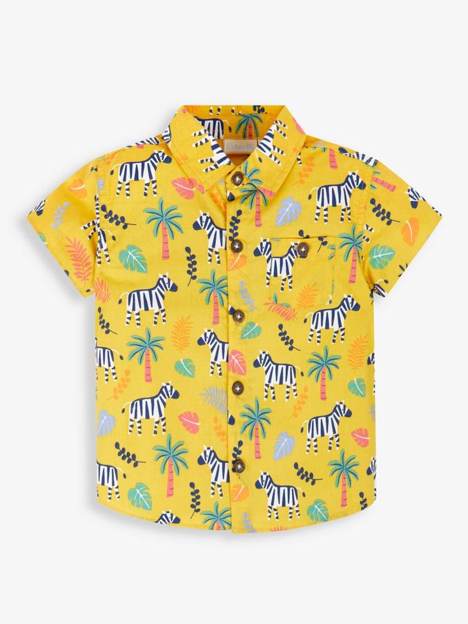 Yellow - Zebra Print Shirt