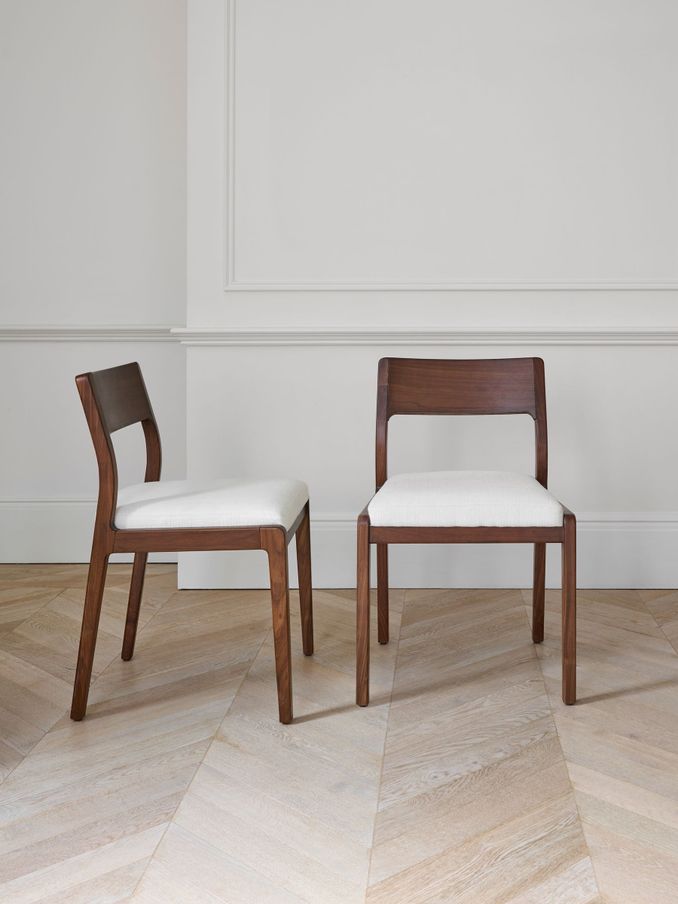Jasper Conran London Set of 2 Natural Belgrave Dining Chairs (167325) | £550