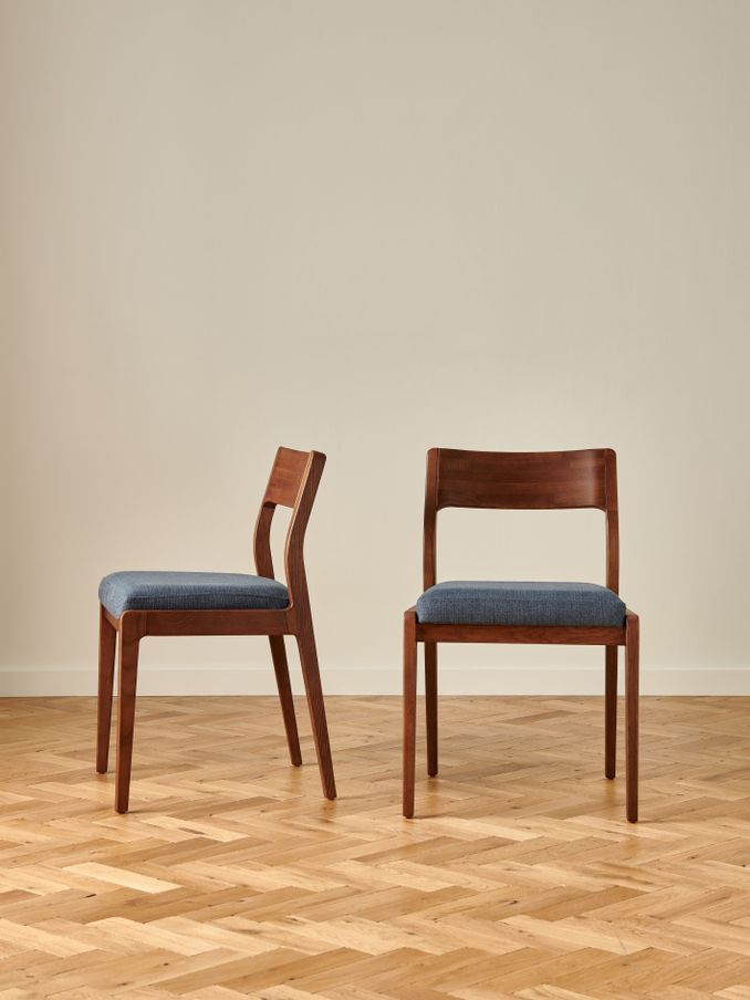 Jasper Conran London Set of 2 Navy Belgrave Dining Chairs (167348) | £550