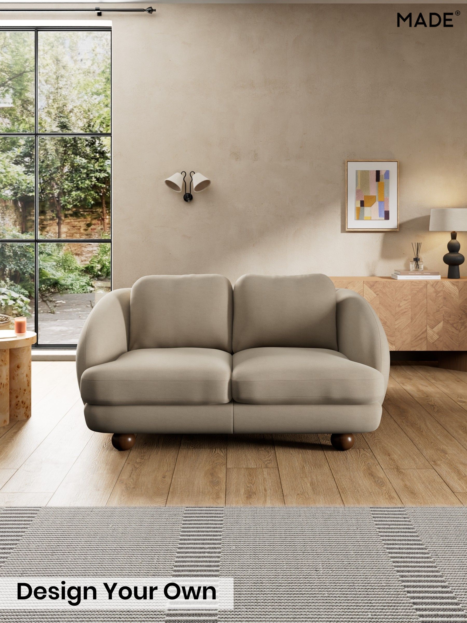 Cotton Velvet Blend/Mid Natural - Madris By Made