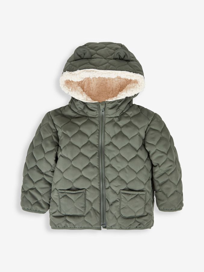 Khaki Quilted Puffer Jacket (172861) | £14 - £16