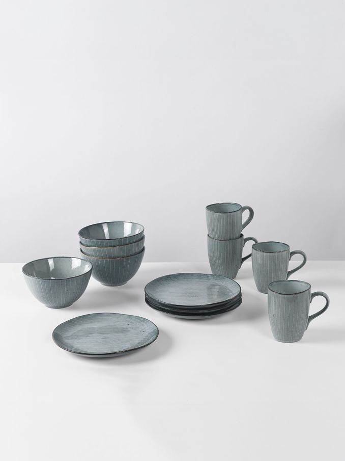 Broste Copenhagen 12 Piece Blue Nordic Breakfast Set (178832) | £149