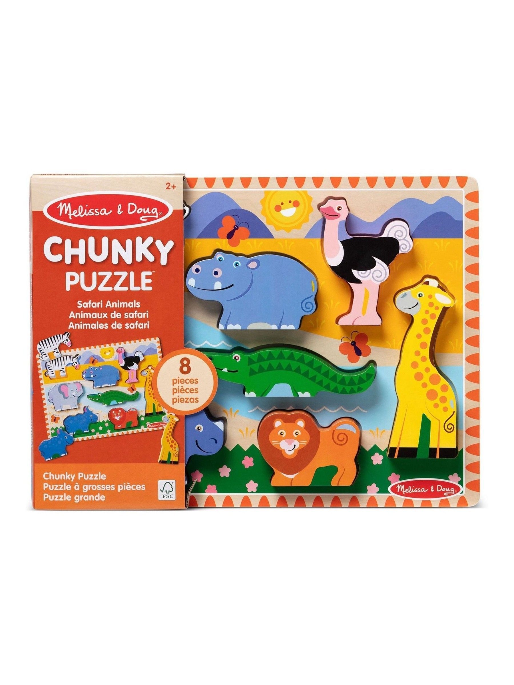 Melissa & Doug Safari Chunky Puzzle (185404) | £14