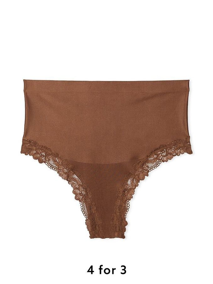 Mousse Nude Lace Trim Thong Shaping Knickers (187450) | £20