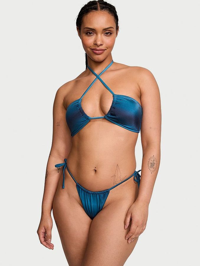 Blue Ombre Halter Swim Bikini Top (187676) | £12