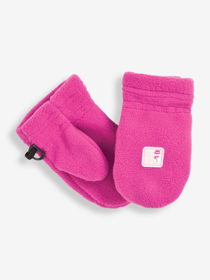 Fuchsia Pink Polarfleece Mittens With Thumb (189177) | £11.50