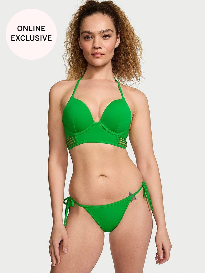Island Jade Green Tie Side Archive Swim Bikini Bottom (189404) | £14