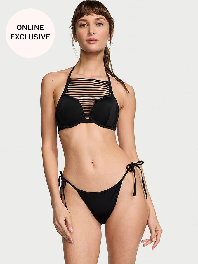 Nero Black Tie Side Archive Swim Bikini Bottom (189414) | £14
