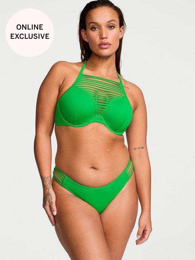 Island Jade Green Brazilian Archive Swim Bikini Bottom (189443) | £14
