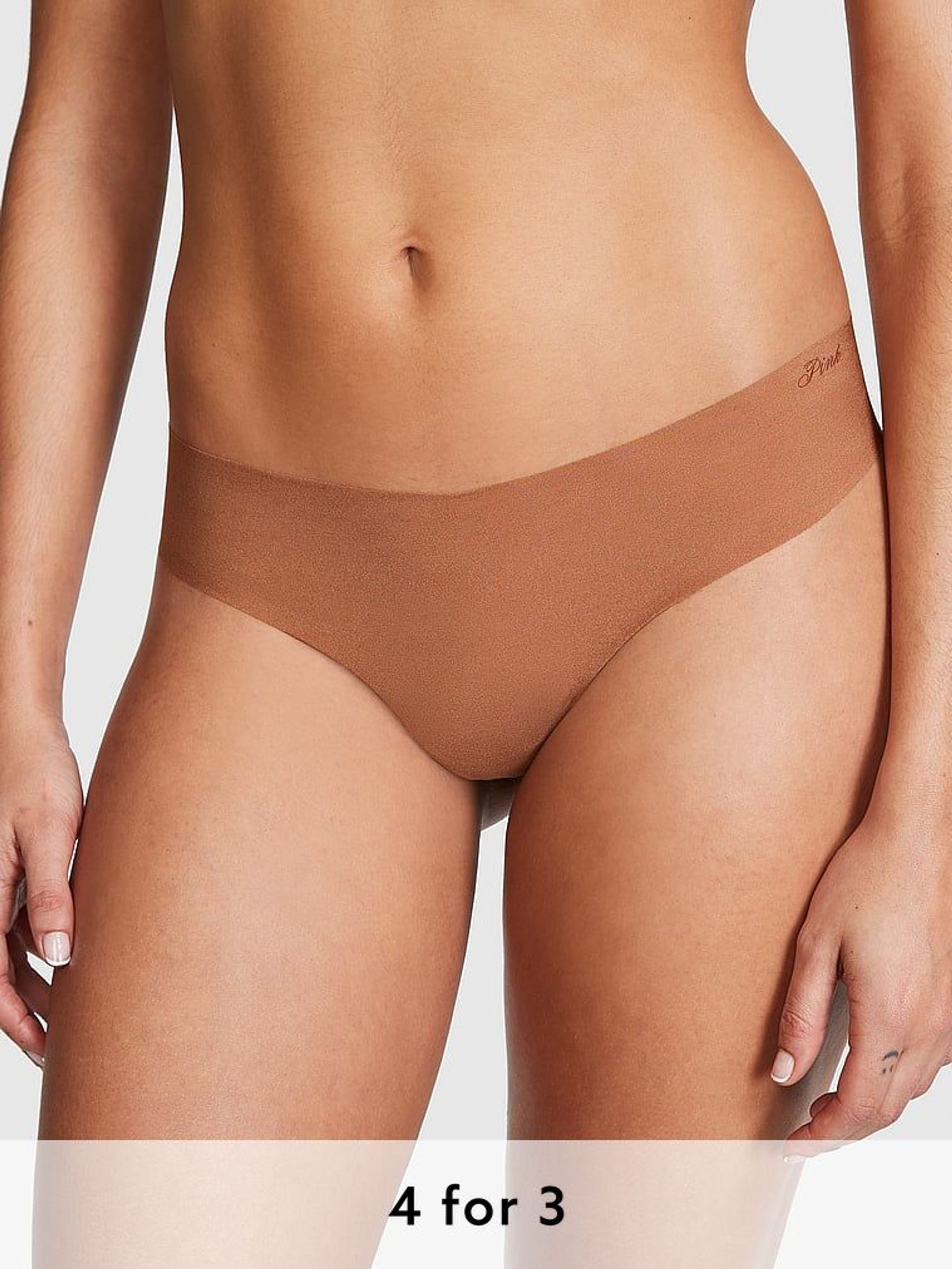 Nude Caramel Thong Knickers (189937) | £9