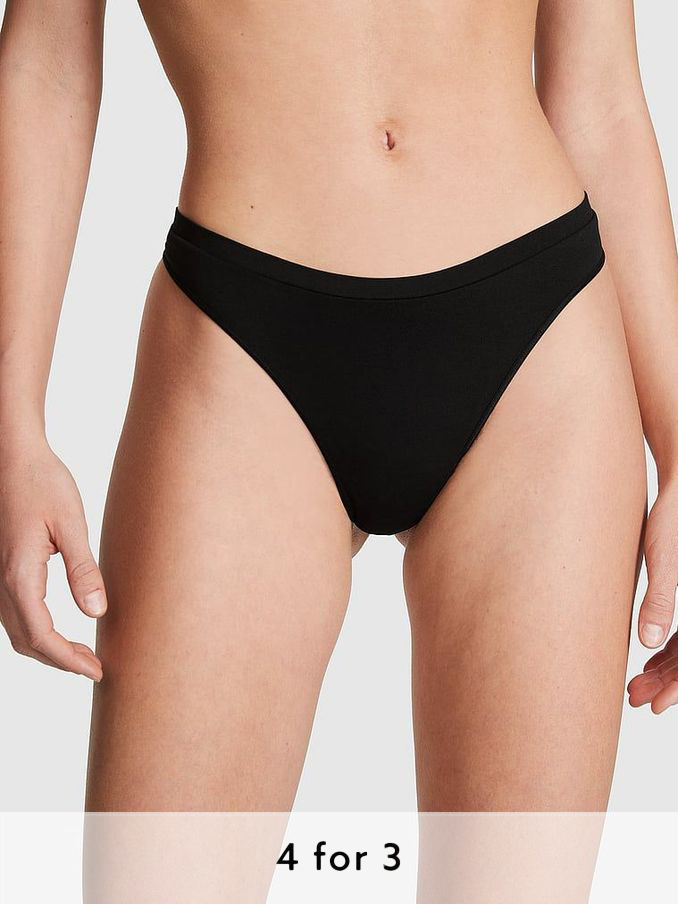 Black Thong Knickers (190367) | £9