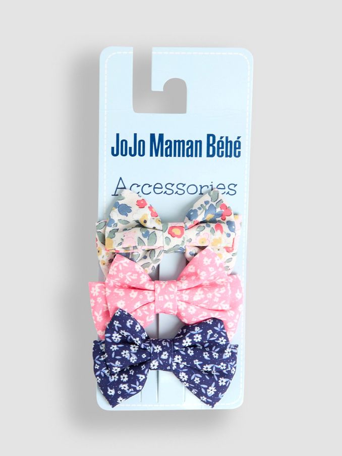 3-Pack Bow Clips in Multi (197746) | £7.50