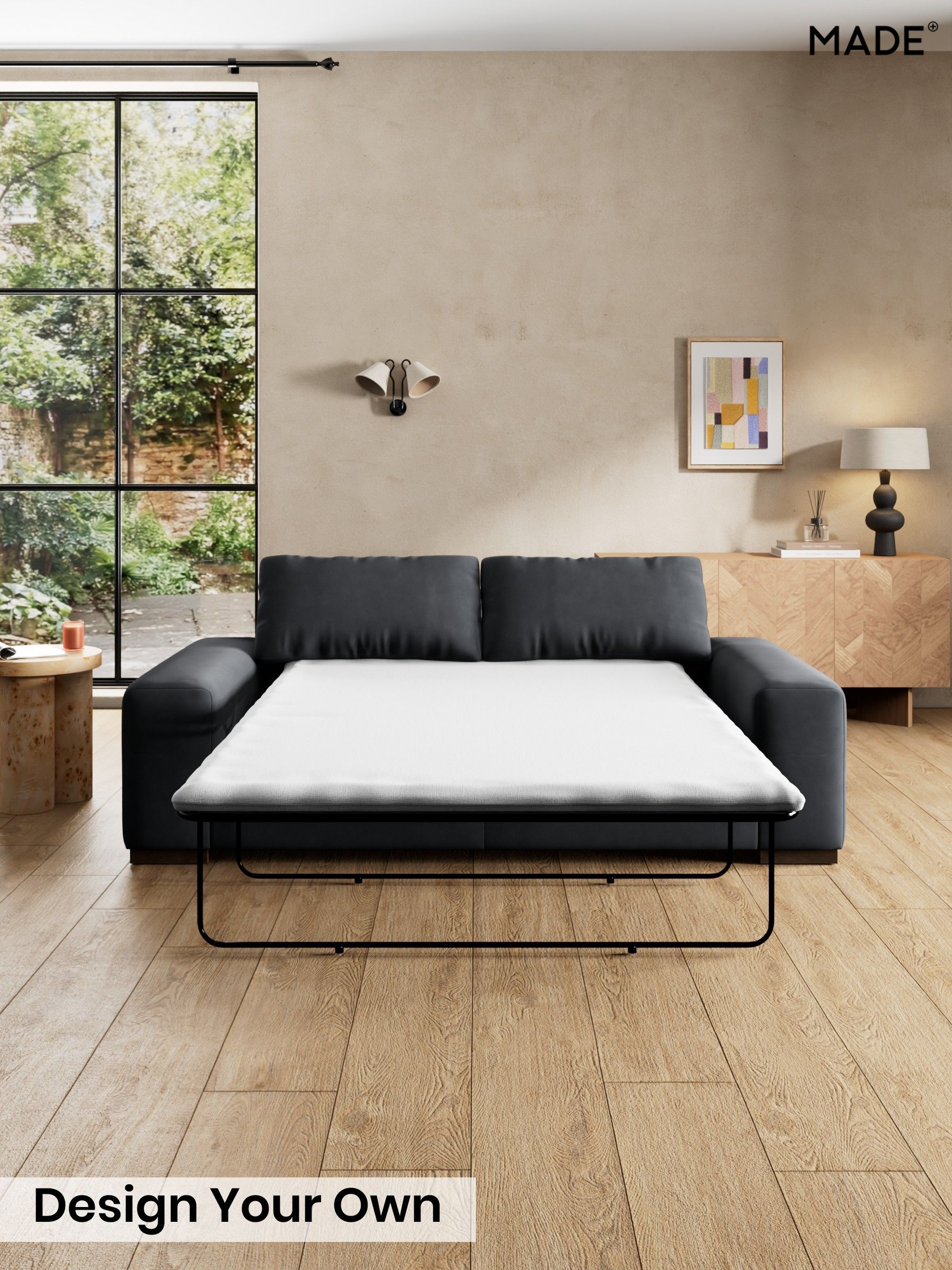 Matt Velvet Easy Clean/Charcoal Grey - Melbourne By Made