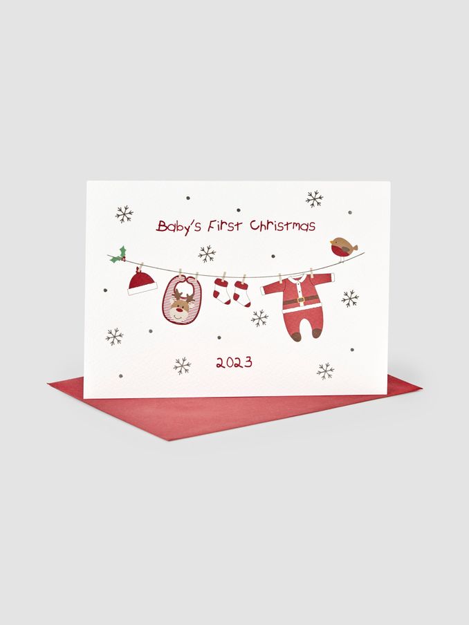 My First Christmas 2023 Card