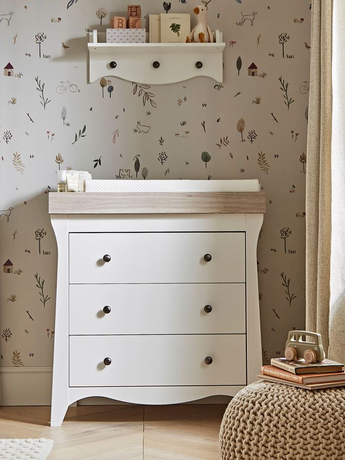 CuddleCo White Ash Clara Dresser Changer (216930) | £329