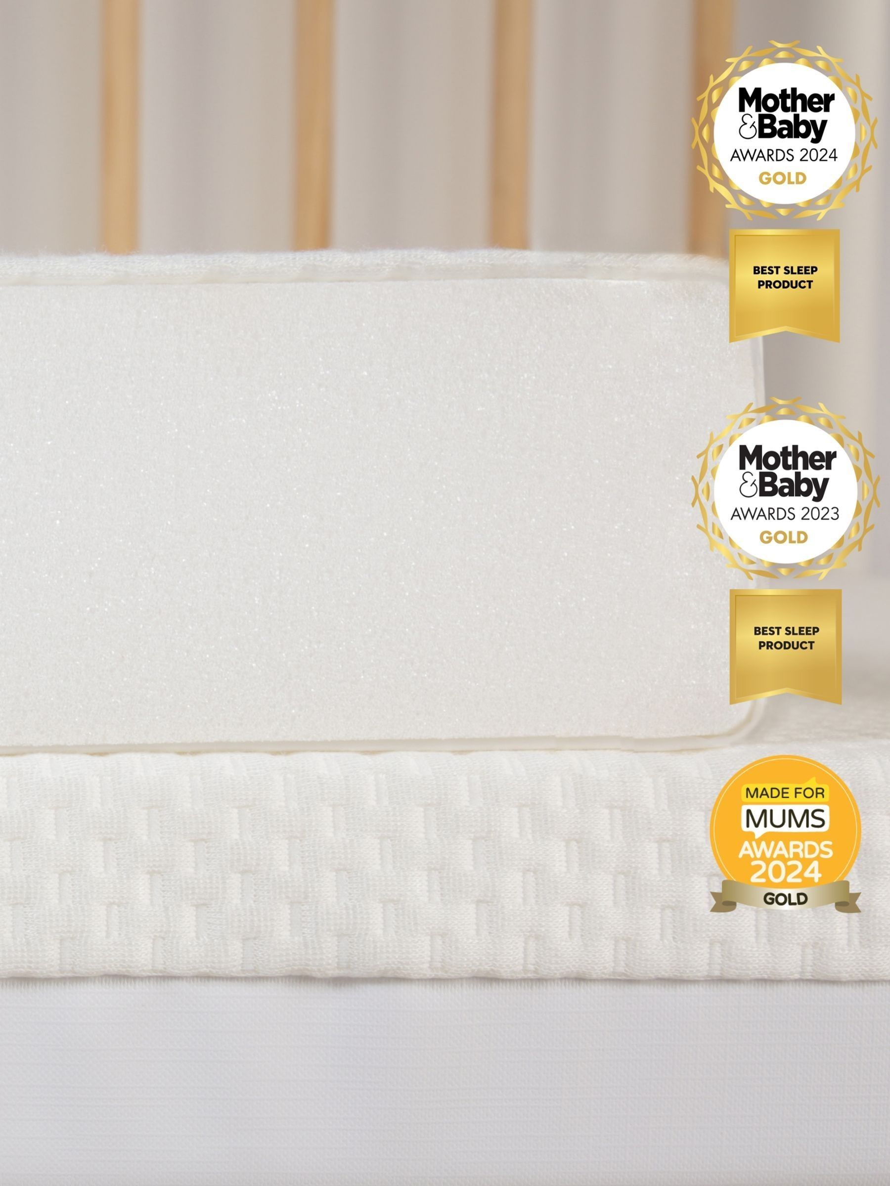 Cuddleco White Foam Cot Mattress (218544) | £44.99
