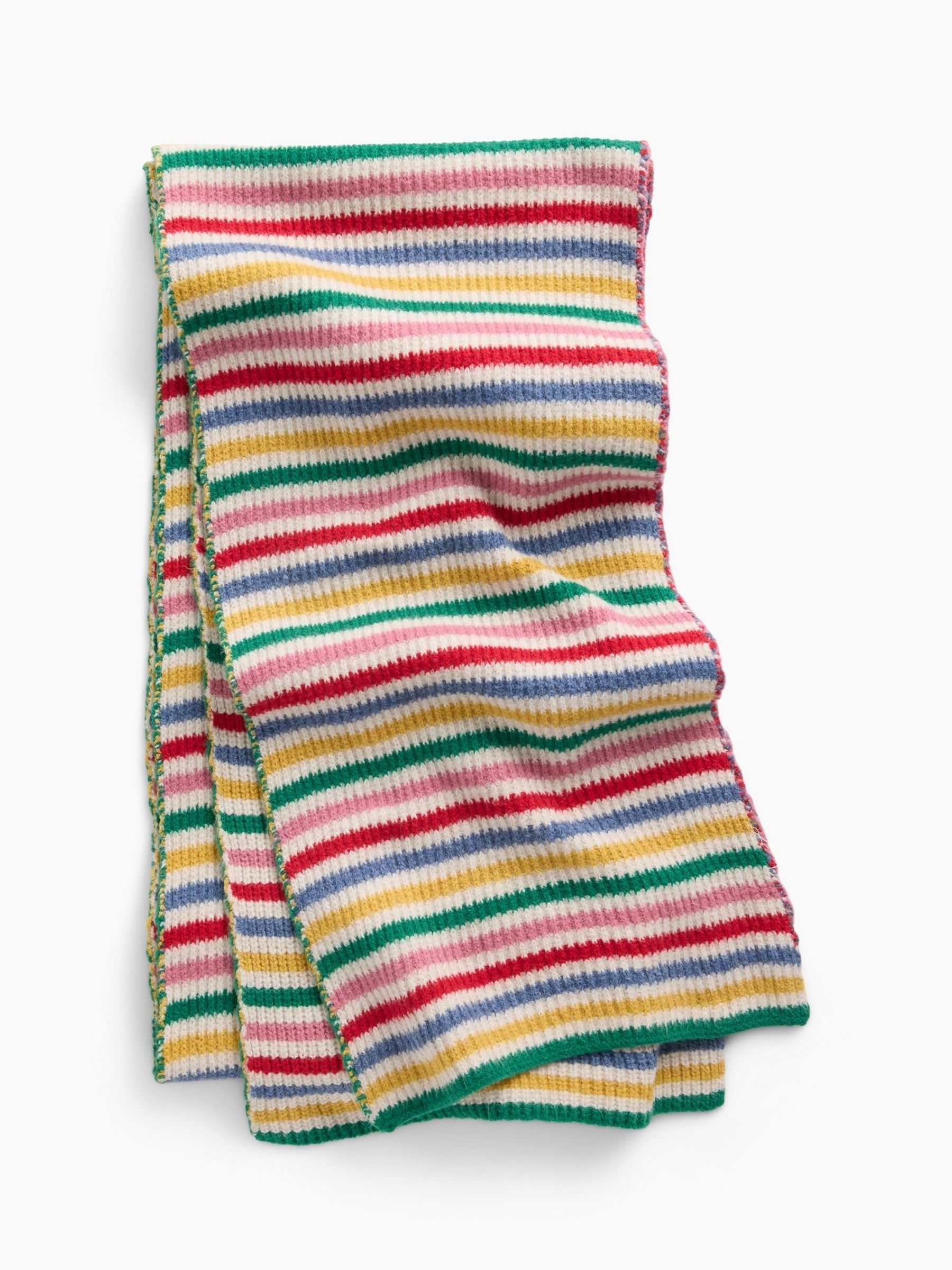 Yellow - Cashsoft Ribbed Scarf
