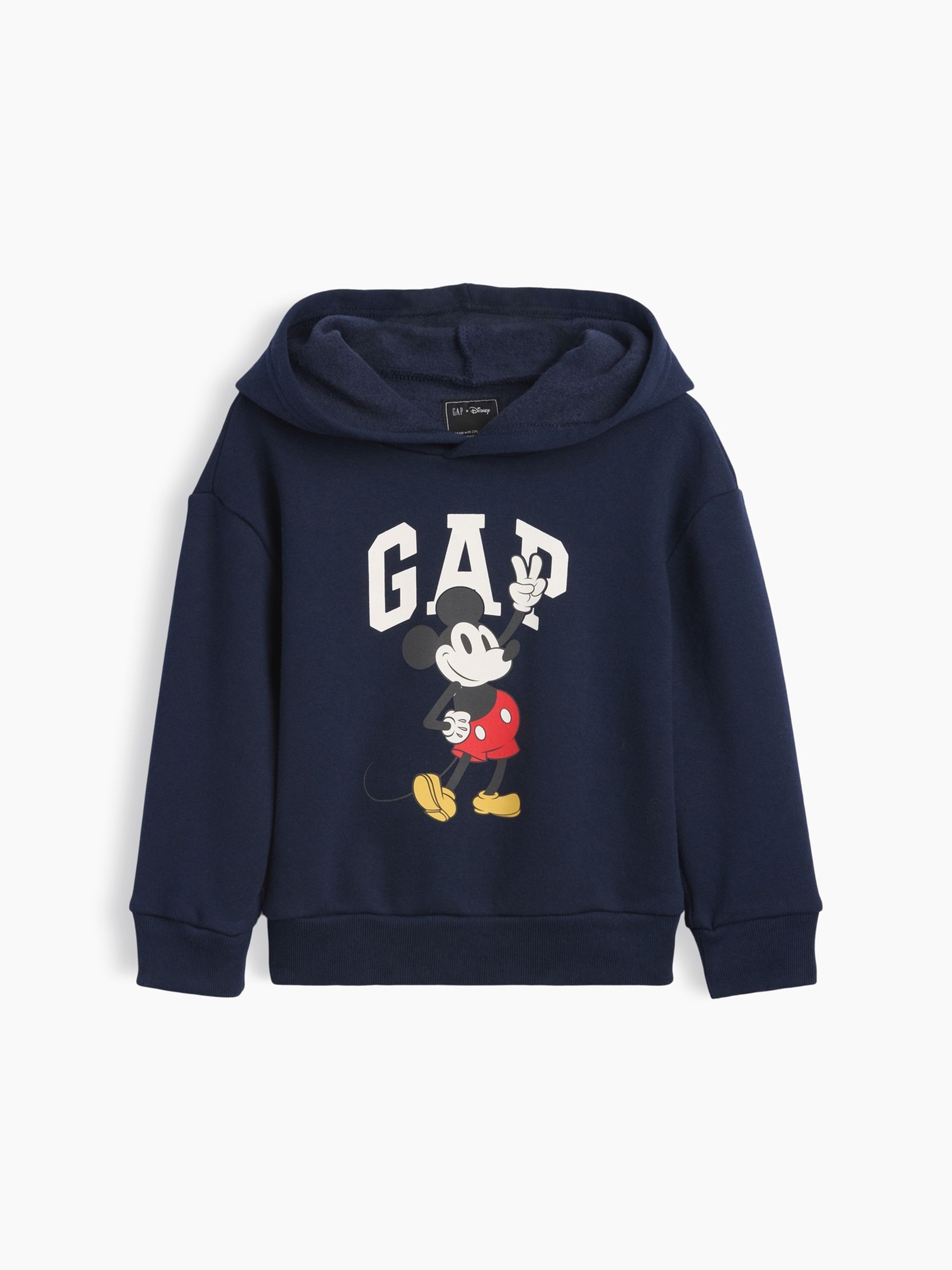 Navy - Disney Mickey Mouse Relaxed Logo Hoodie
