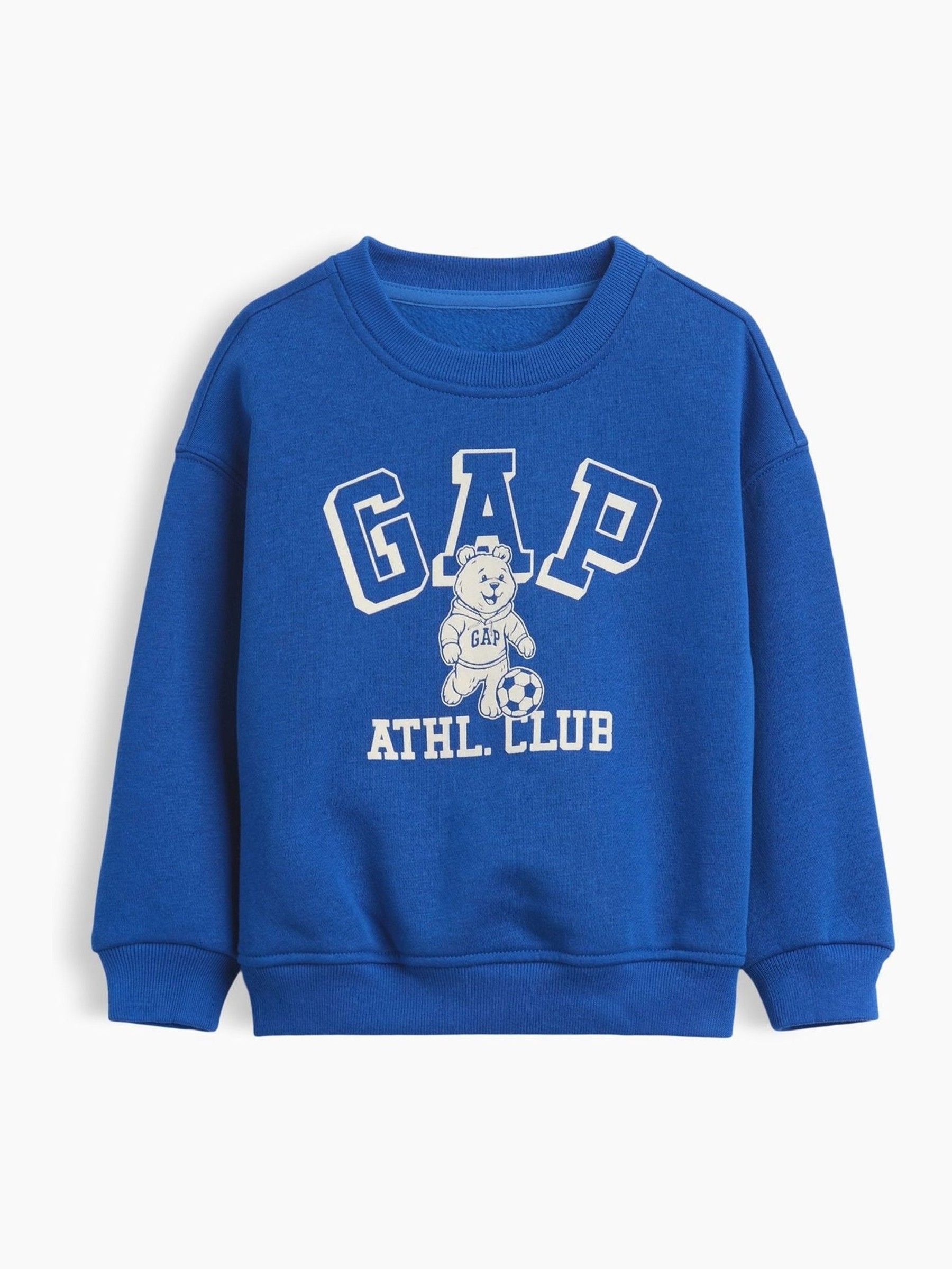 Bright Blue - Vintagesoft Varsity Logo Sweatshirt