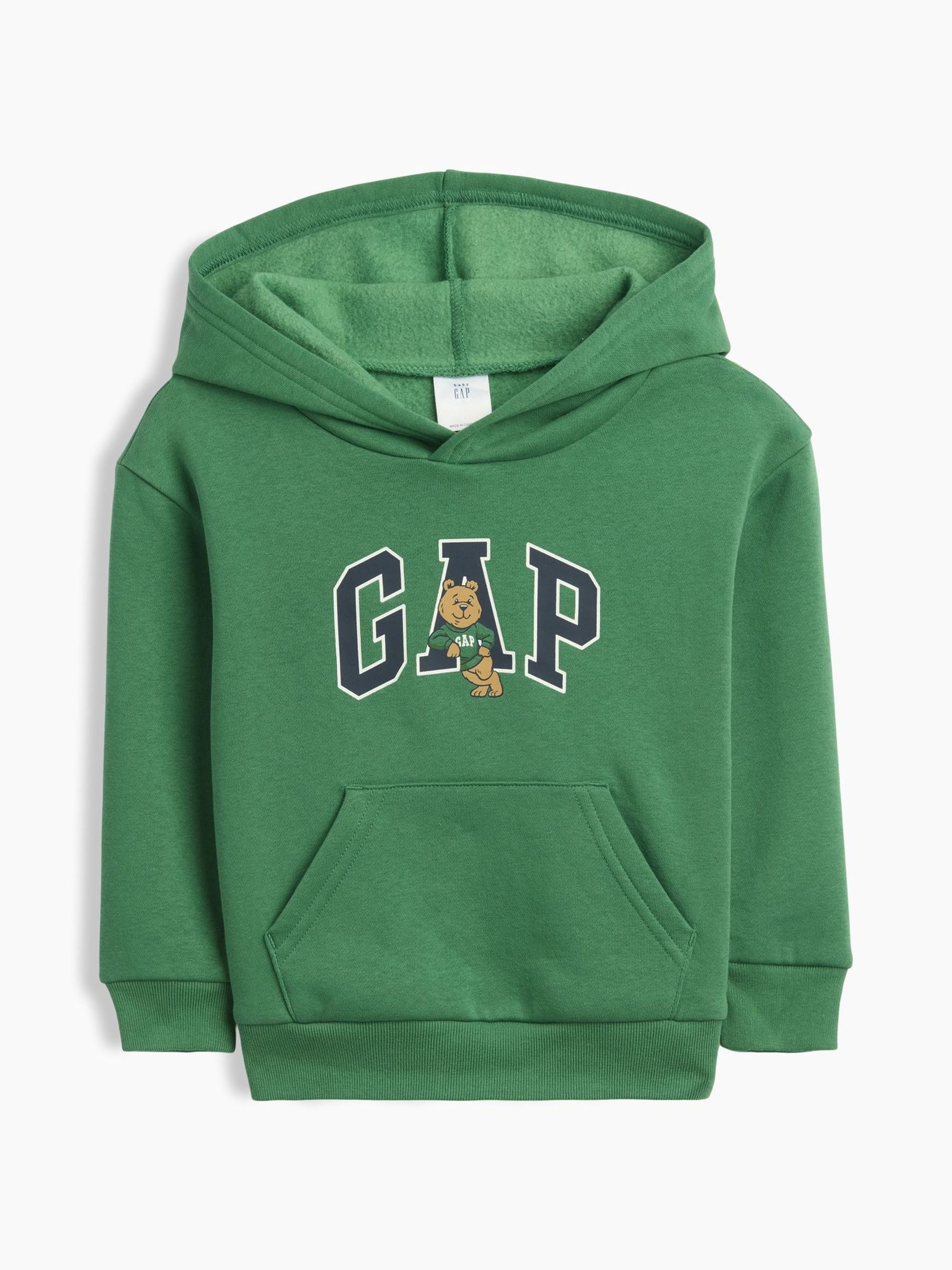 Green - Relaxed Brannan Bear Logo Hoodie
