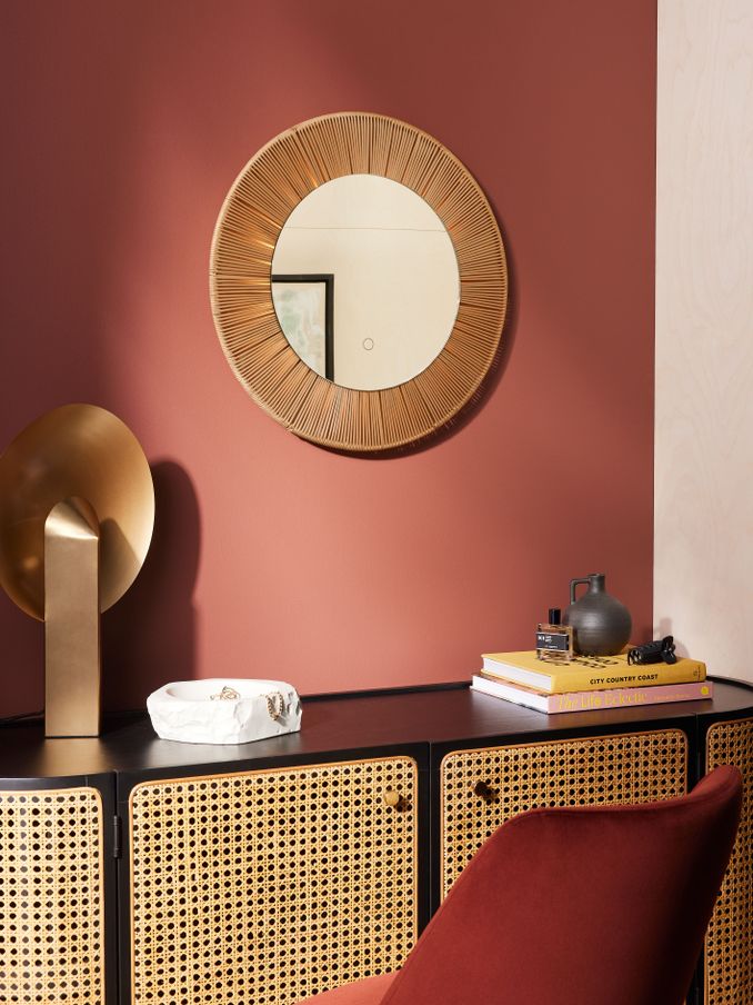 Grady LED Lit Mirror in Natural (260376) | £215