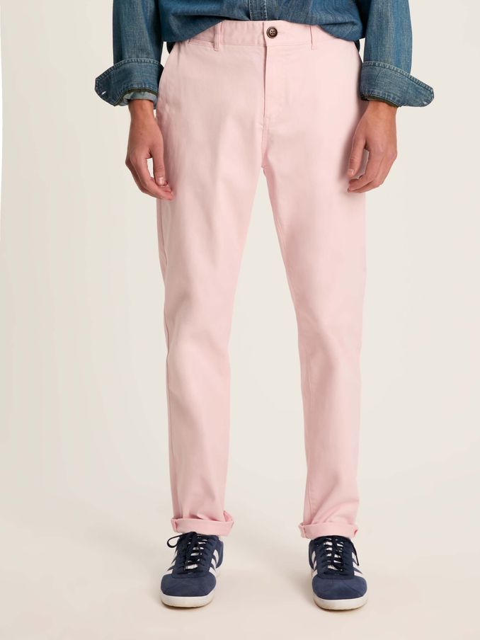 Stamford Light Pink Slim Fit Chinos (260946) | £18