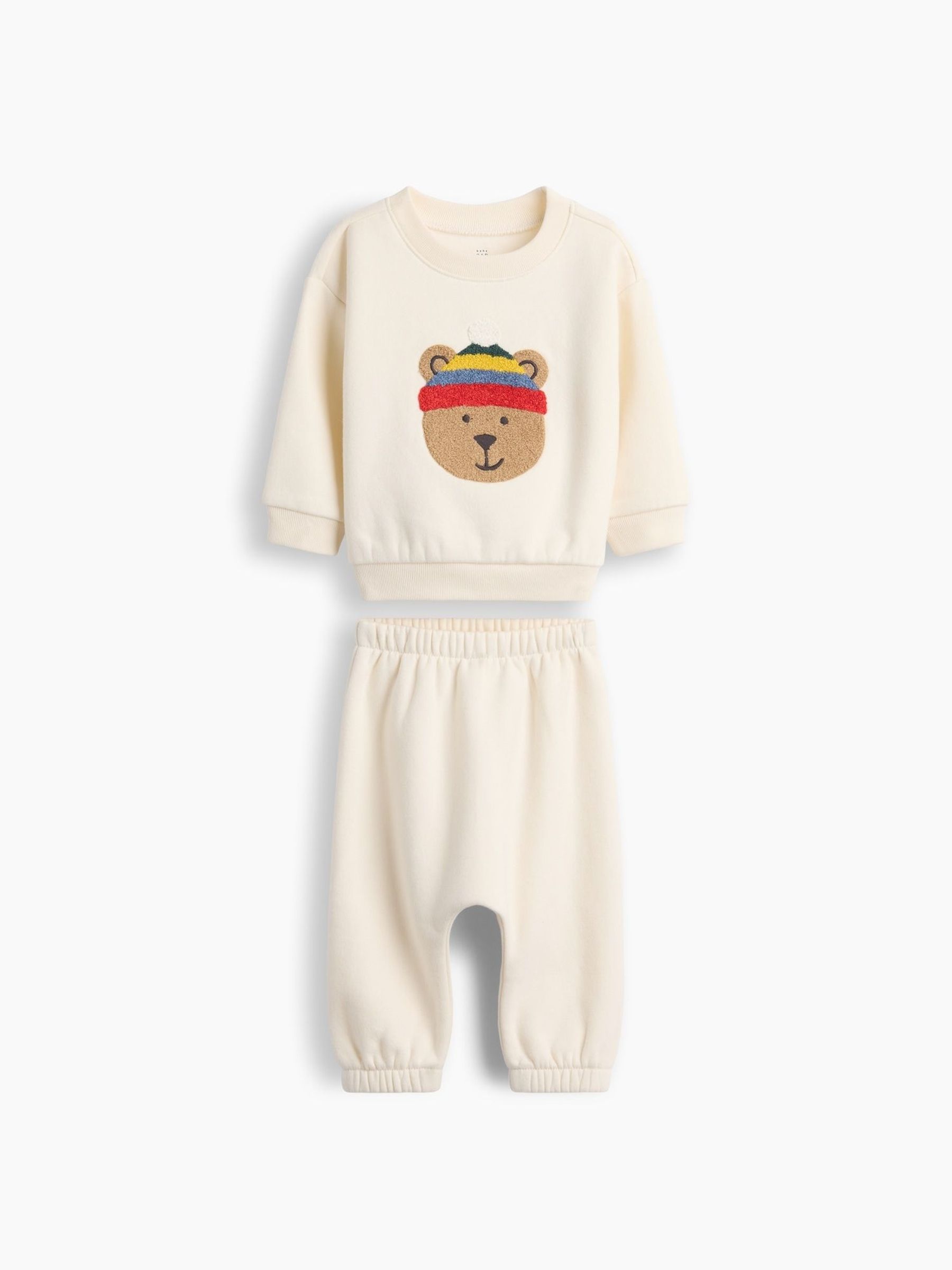 Cream - Vintage Soft Brannan Bear Sweat Set