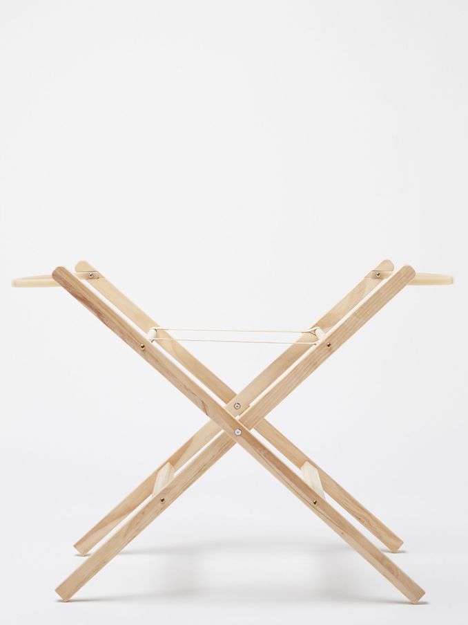 The Little Green Sheep Natural Moses Basket Stand (277051) | £35