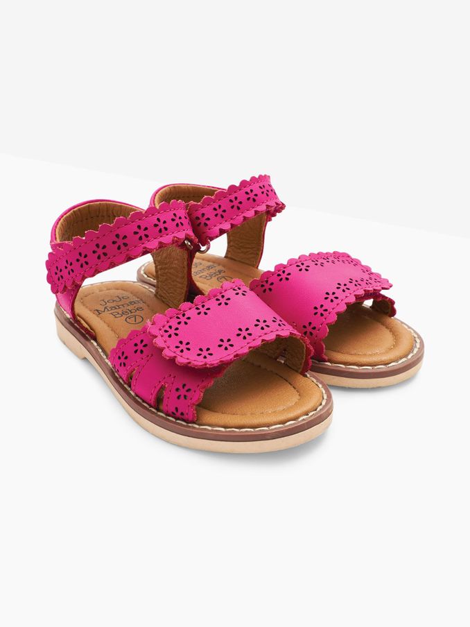 Fuchsia Pretty Leather Sandals (284620) | £21