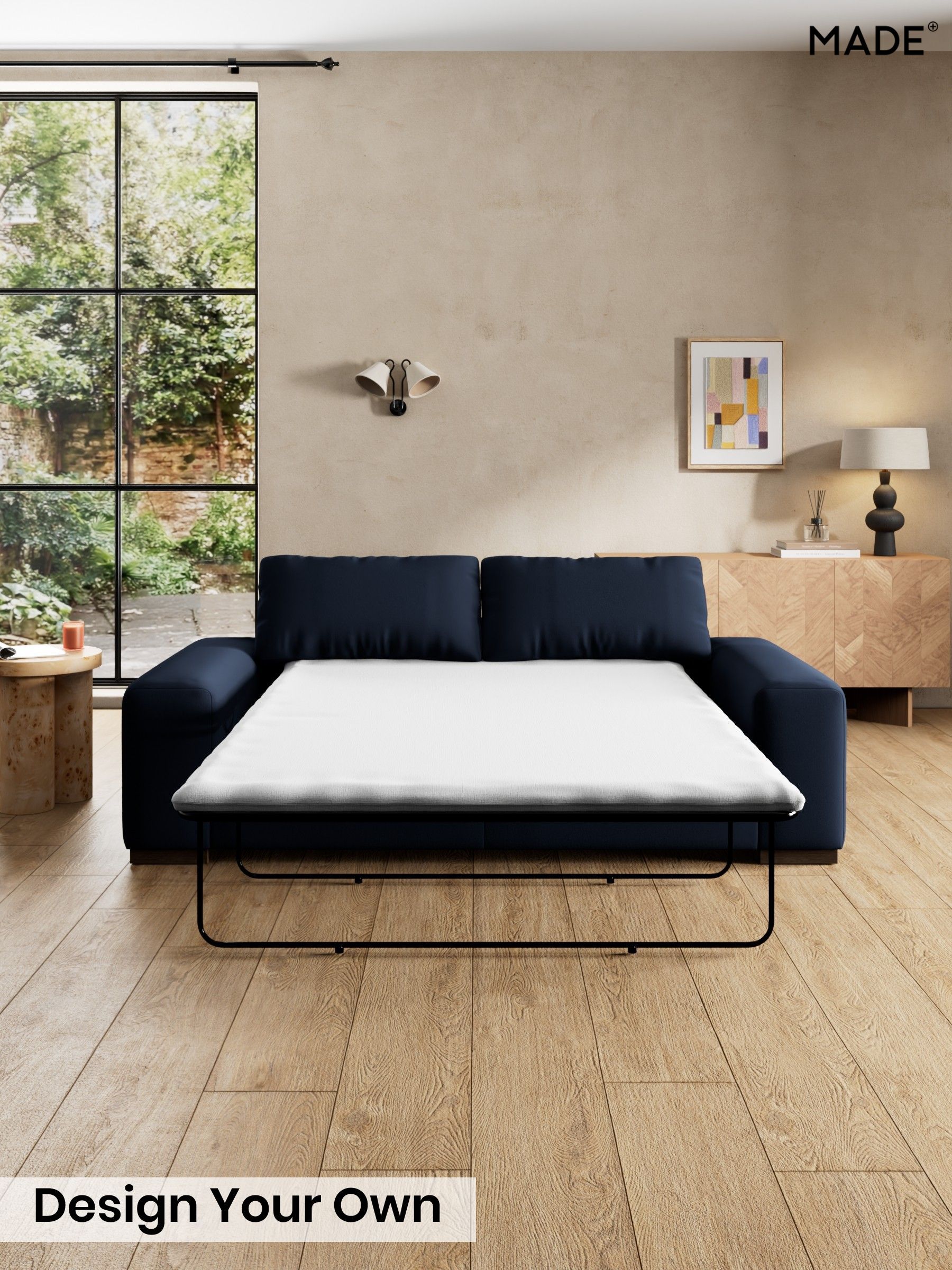 Matt Velvet Easy Clean/Dark Navy Blue - Melbourne By Made