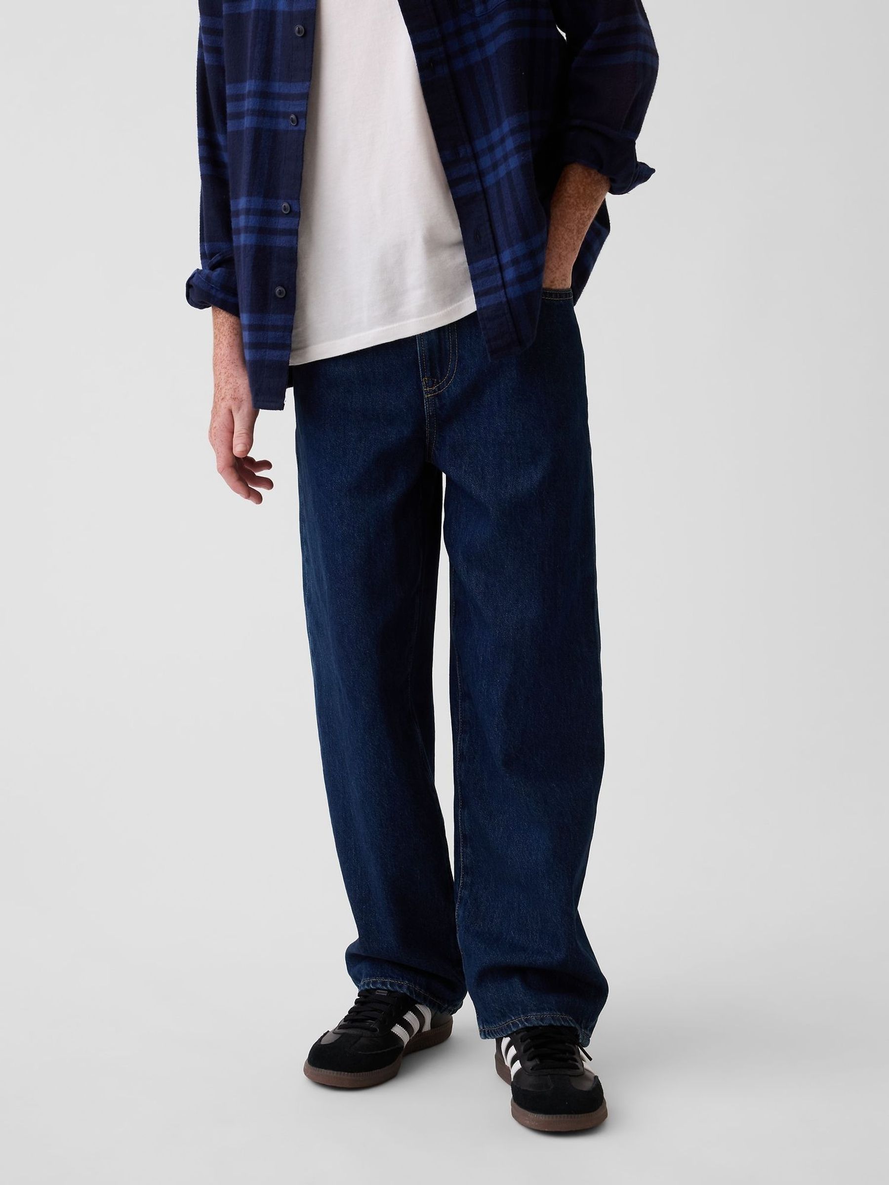 Dark Wash - Baggy Jeans