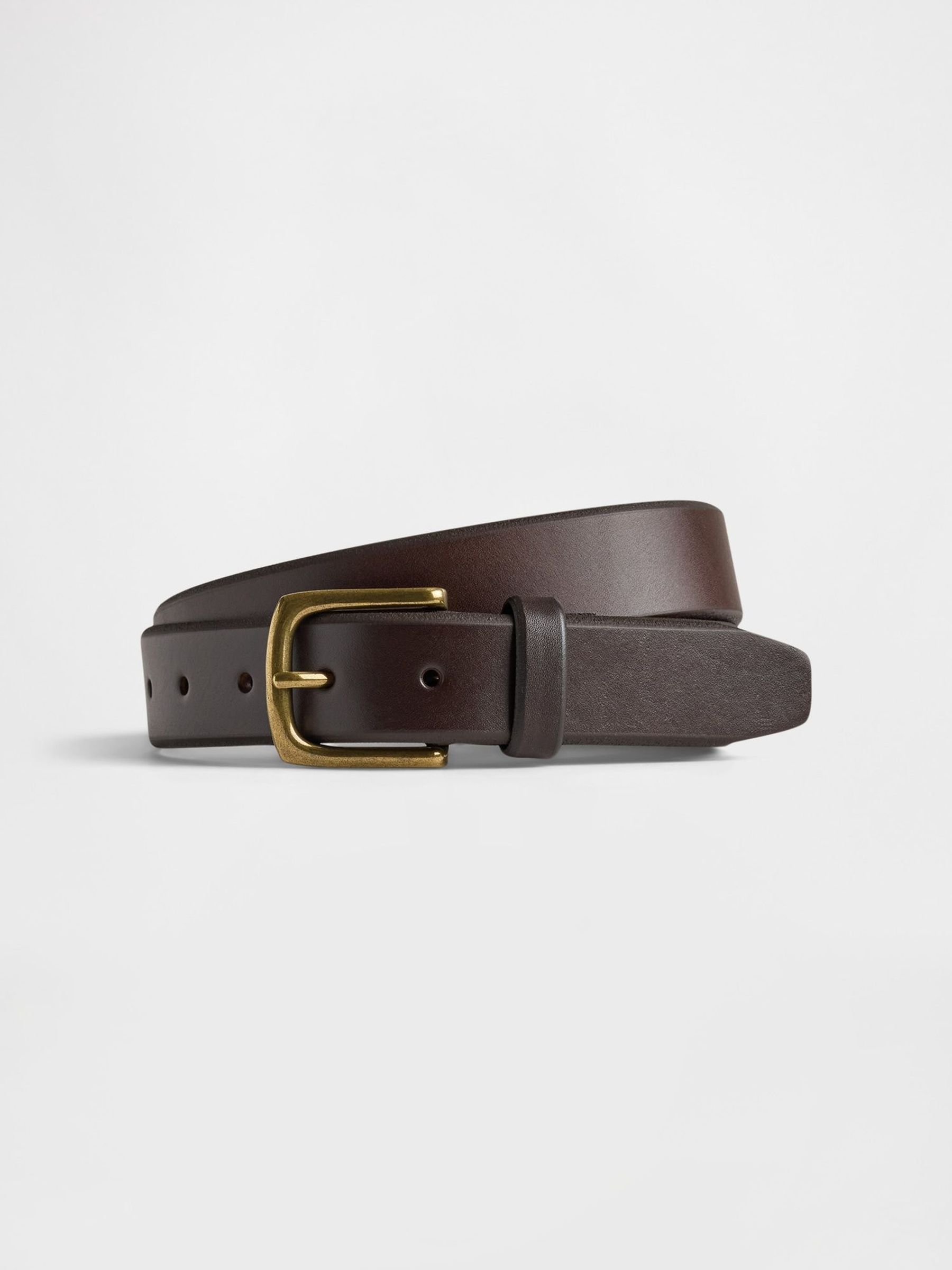 Dark Brown - Regular Leather Belt