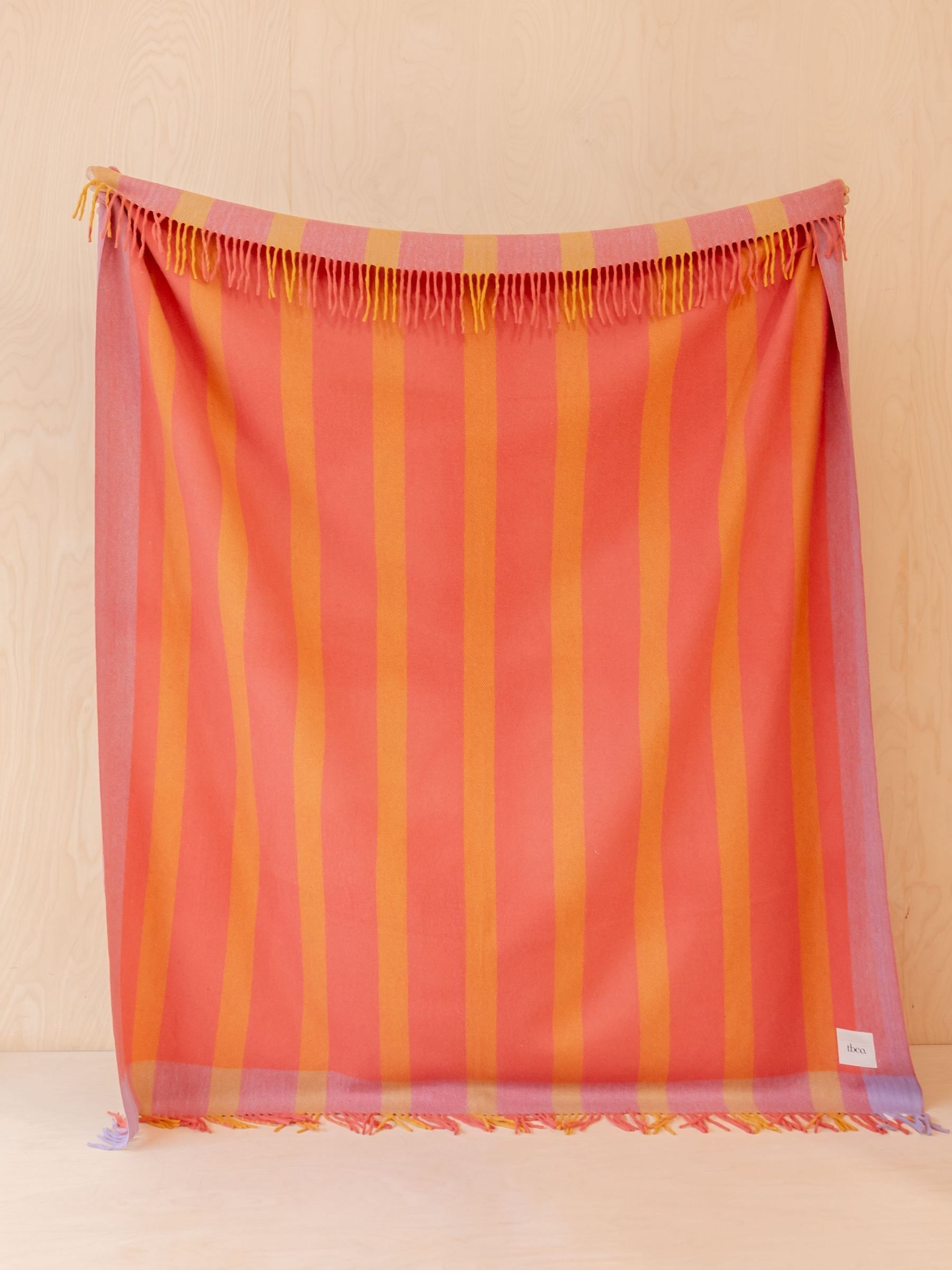 Tbco Bold Check Wool Blanket
