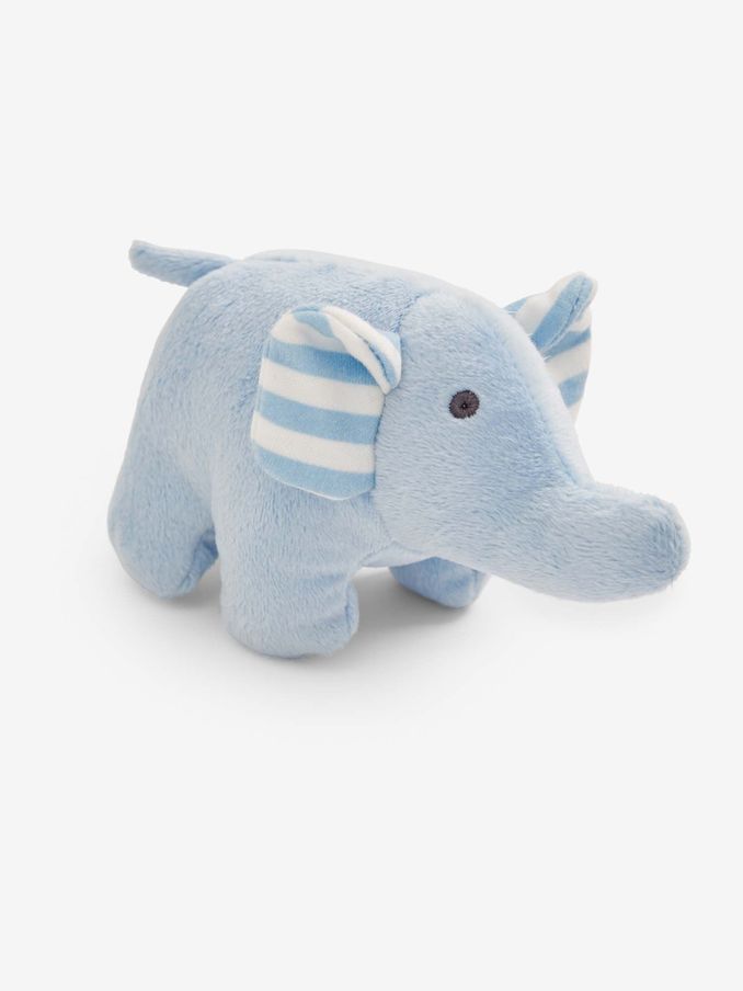 Blue Elephant Soft Rattle Toy (300665) | £7