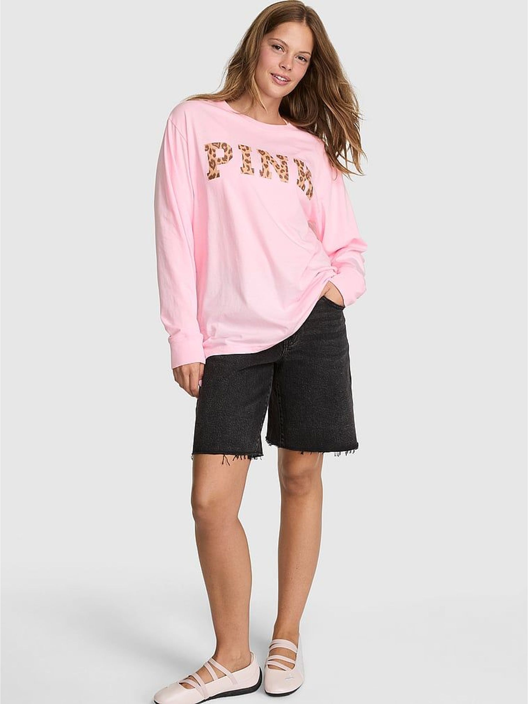 Coconut Pink - Cotton Long Sleeve T-shirt