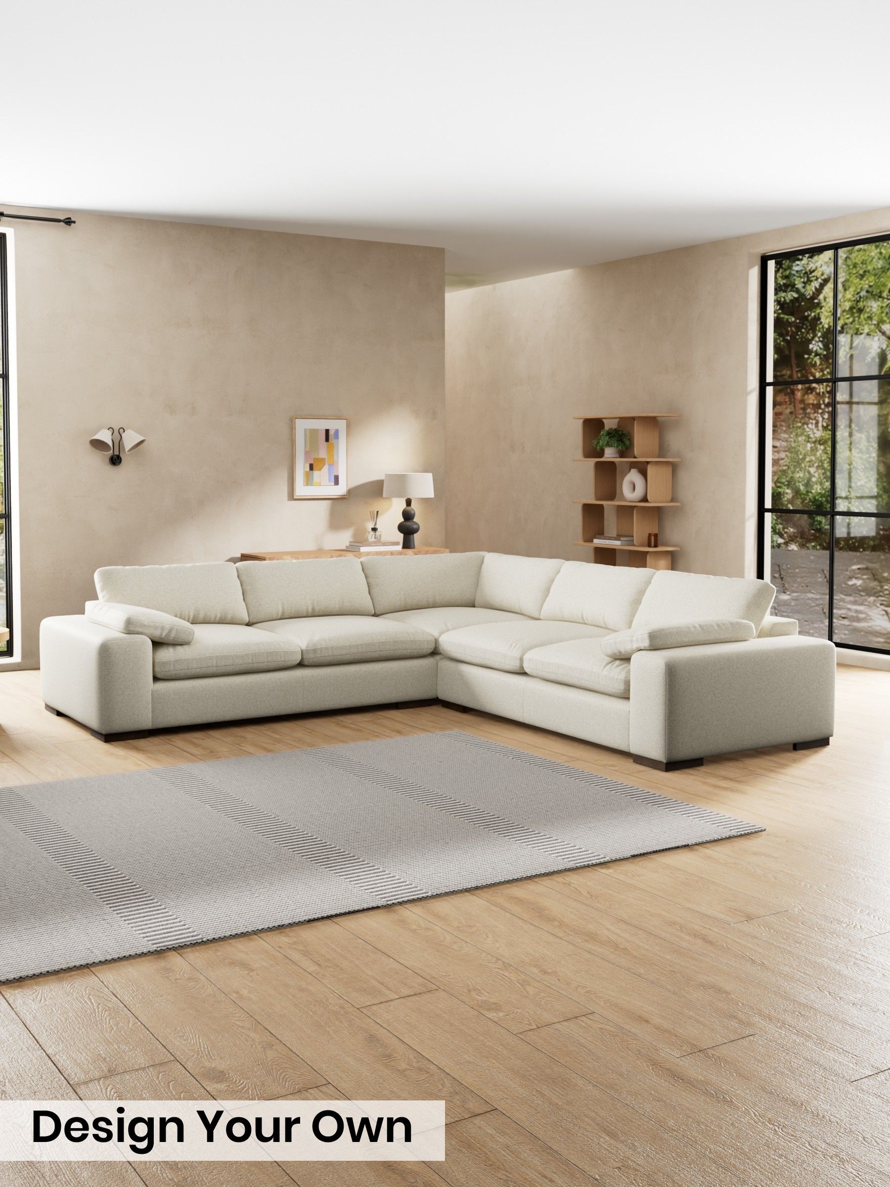 Basket Weave/Natural Stone - Melbourne Luxe By Made