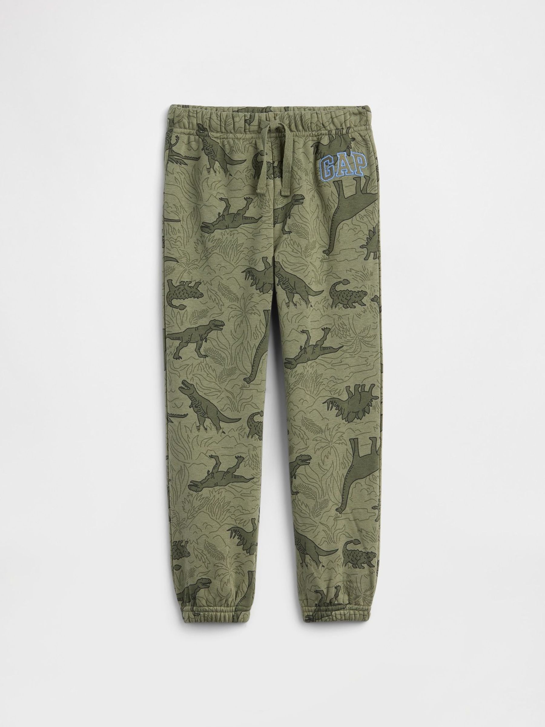 Green Dinosaur - Relaxed Pull-on Logo Joggers