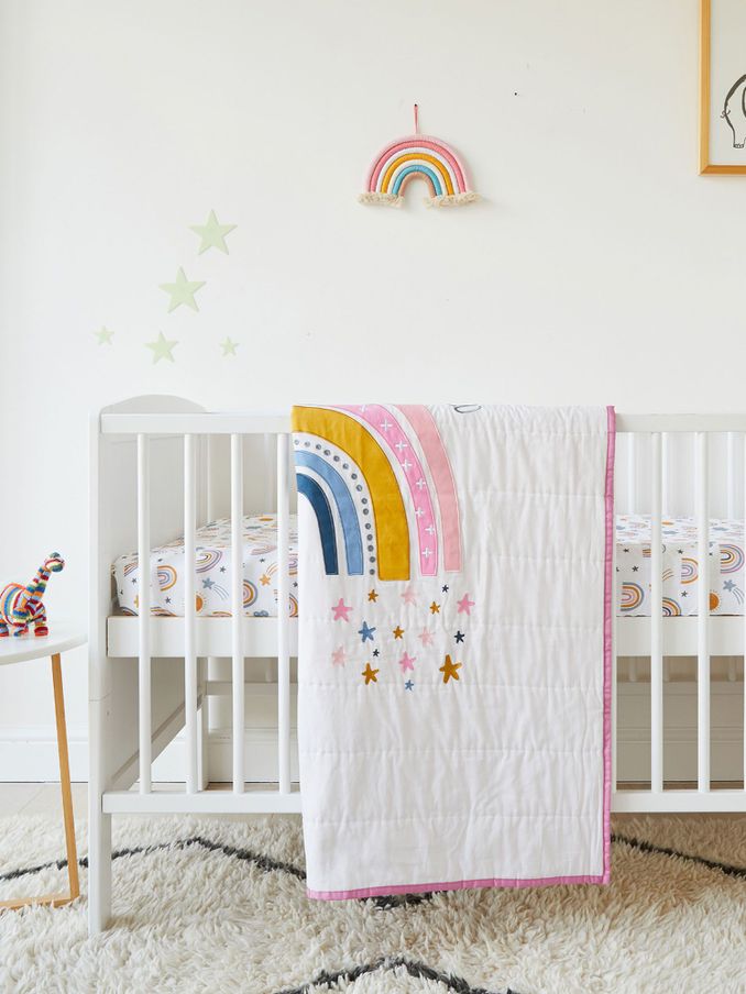 Kabode Rainbow Cot & Cot Bed Quilt