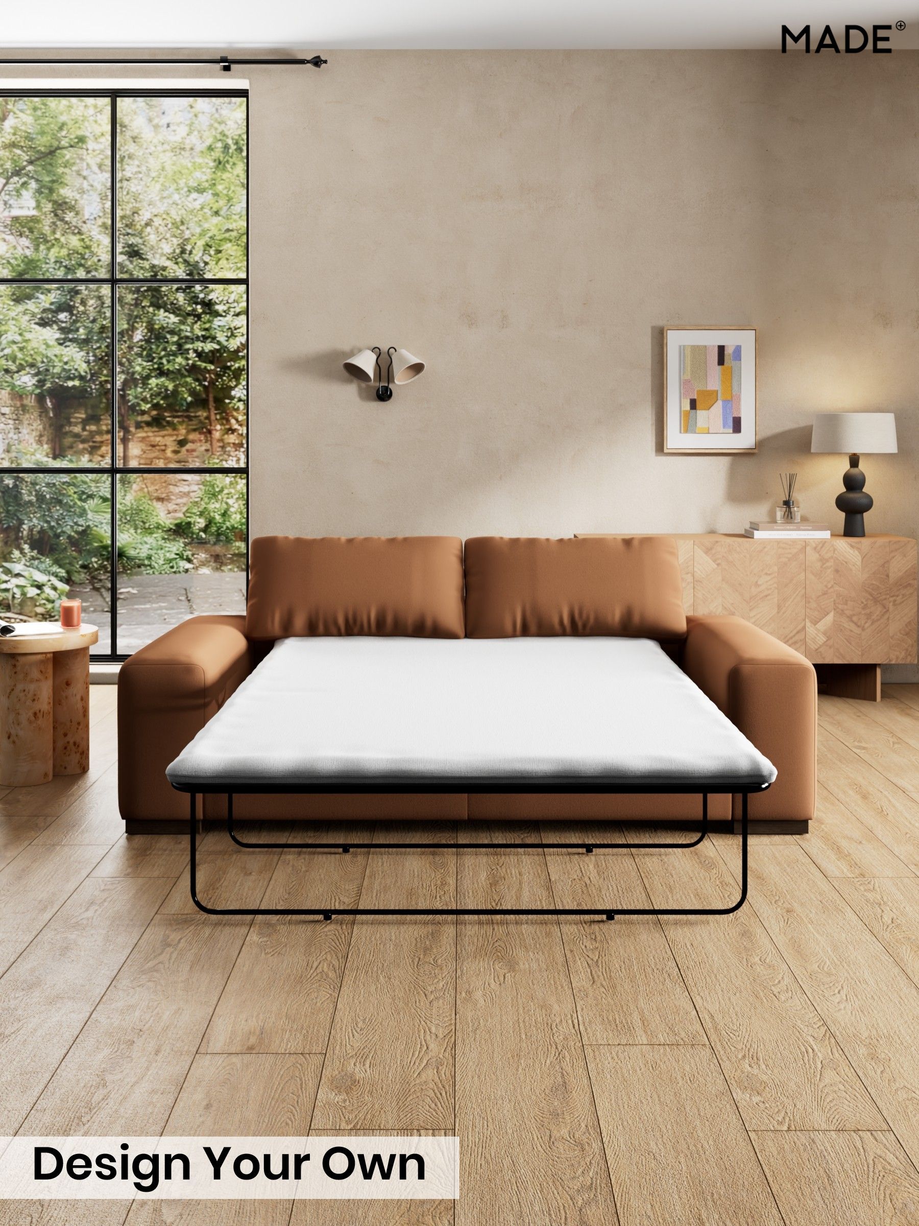Matt Velvet Easy Clean/Fawn Truffle Natural - Melbourne By Made