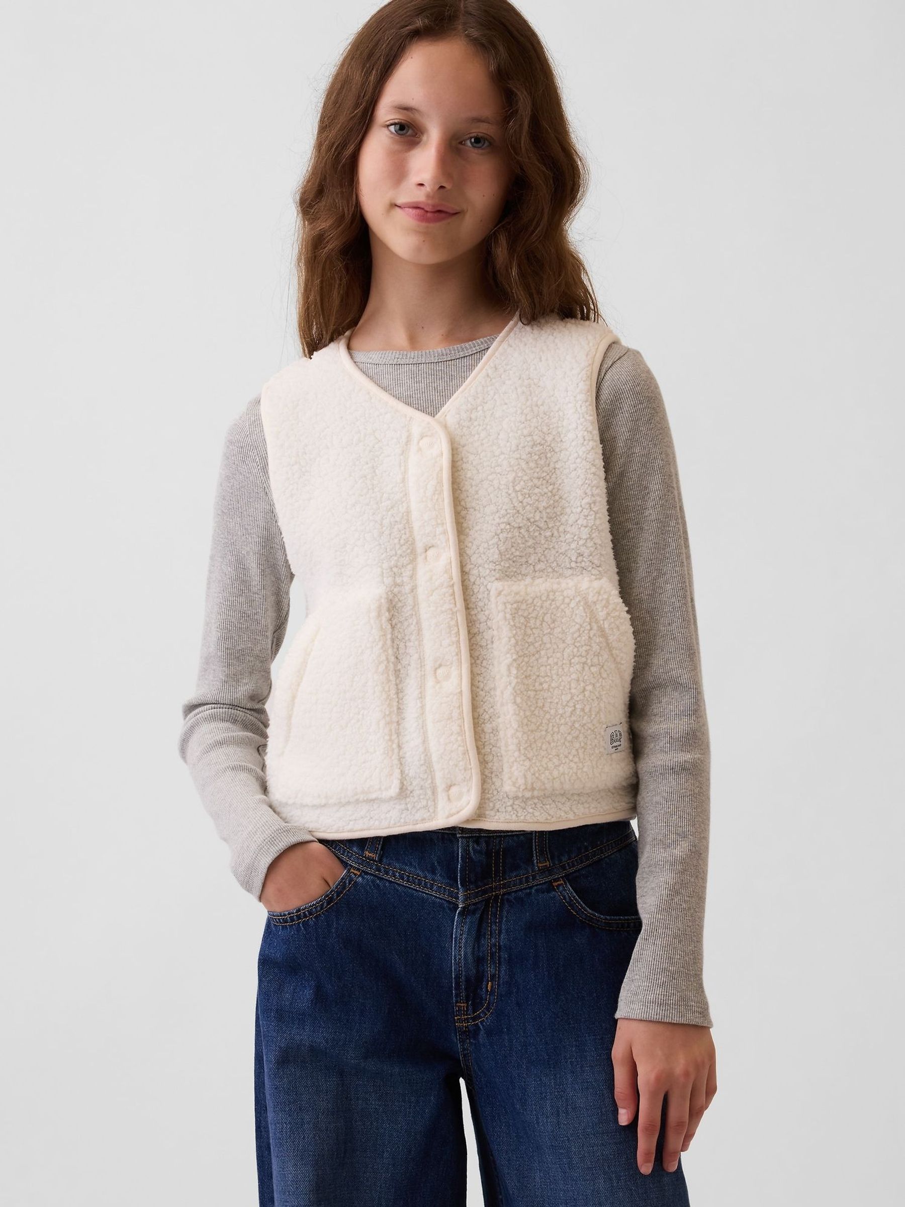 Cream - Sherpa Gilet