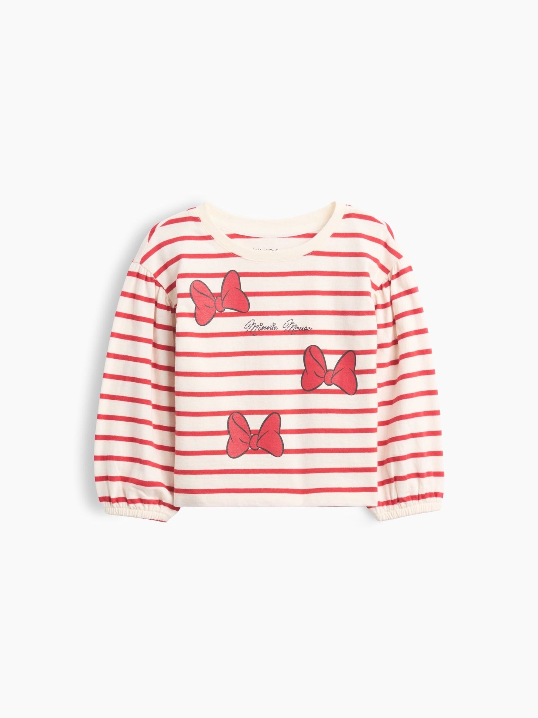 Red - Disney Stripe Long Sleeve T-shirt
