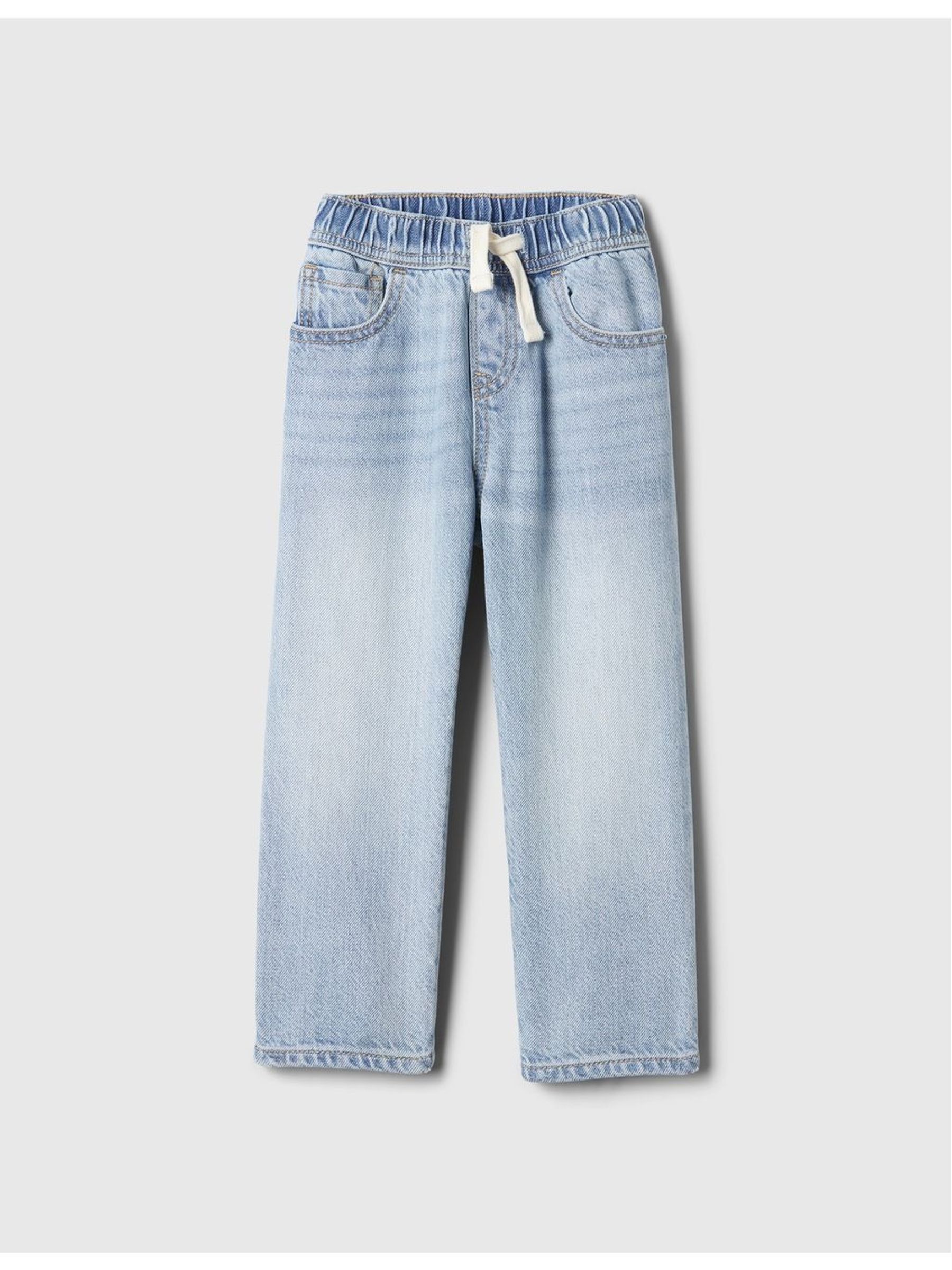 Light Wash - Ultrasoft Pull-on Baggy Jeans