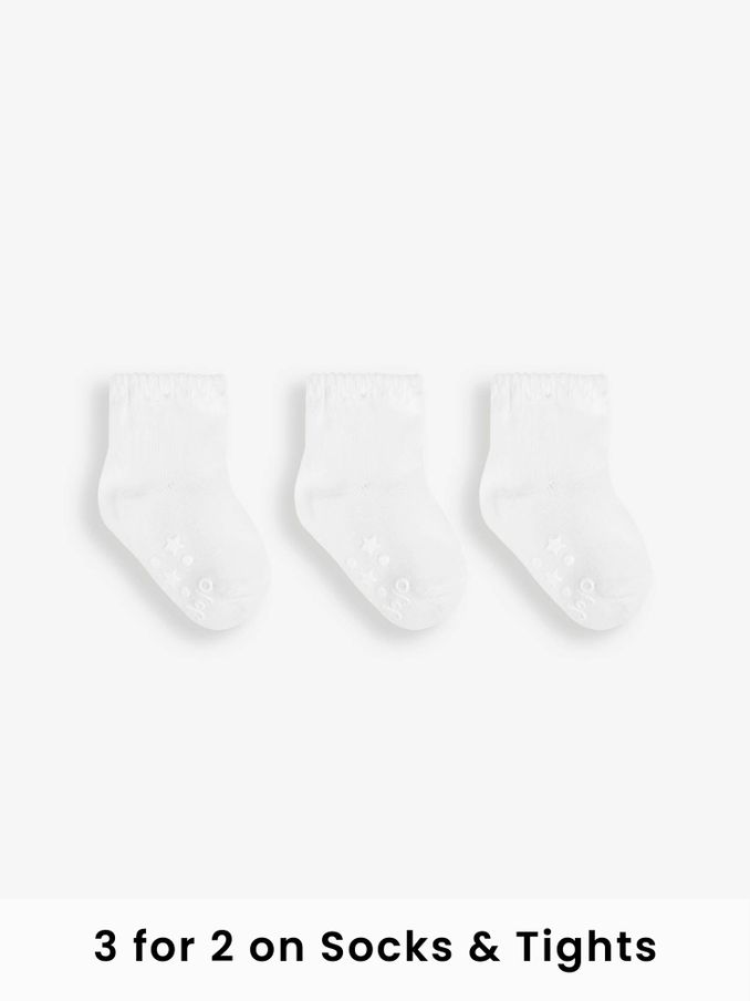White 3-Pack Princess Socks (332090) | £11.50