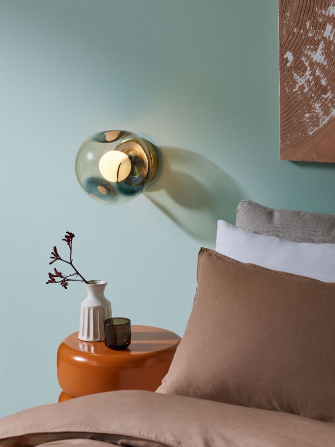 Astrid Wall Light in Grey (333845) | £99