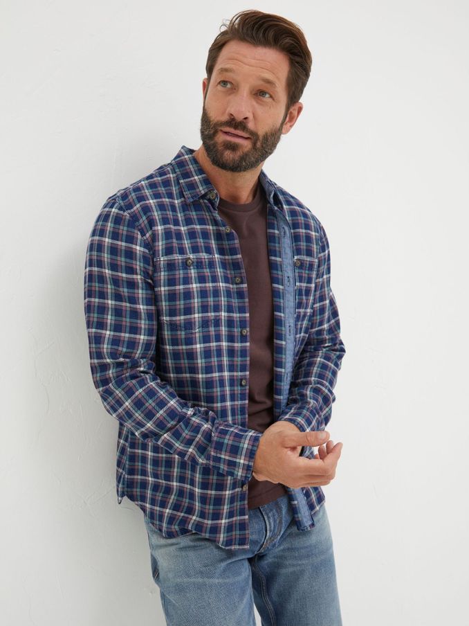 Blue Morley Check Shirt (343635) | £25