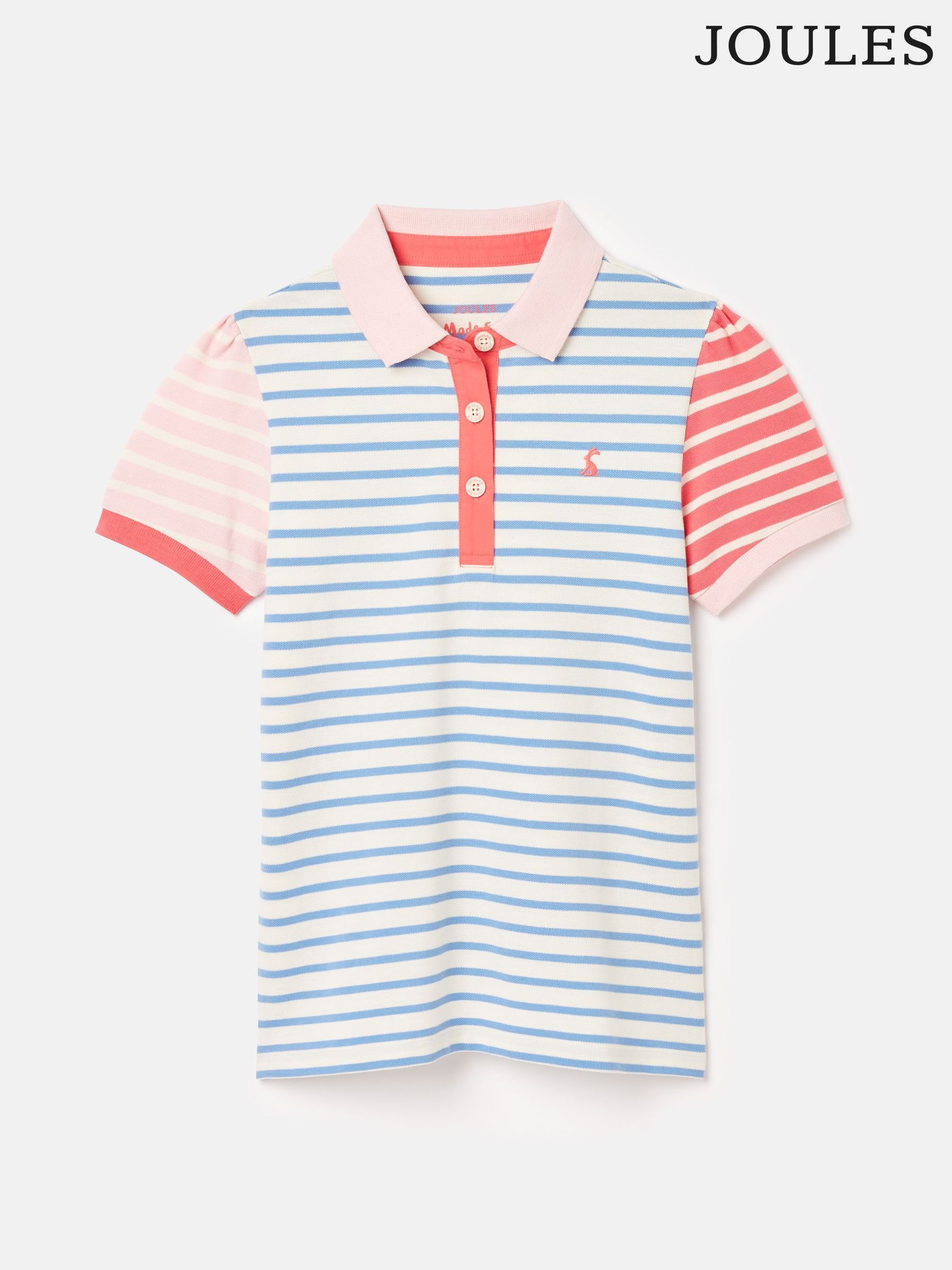 Girls' Morgan Blue Pique Cotton Polo Shirt (349052) | £9 - £10