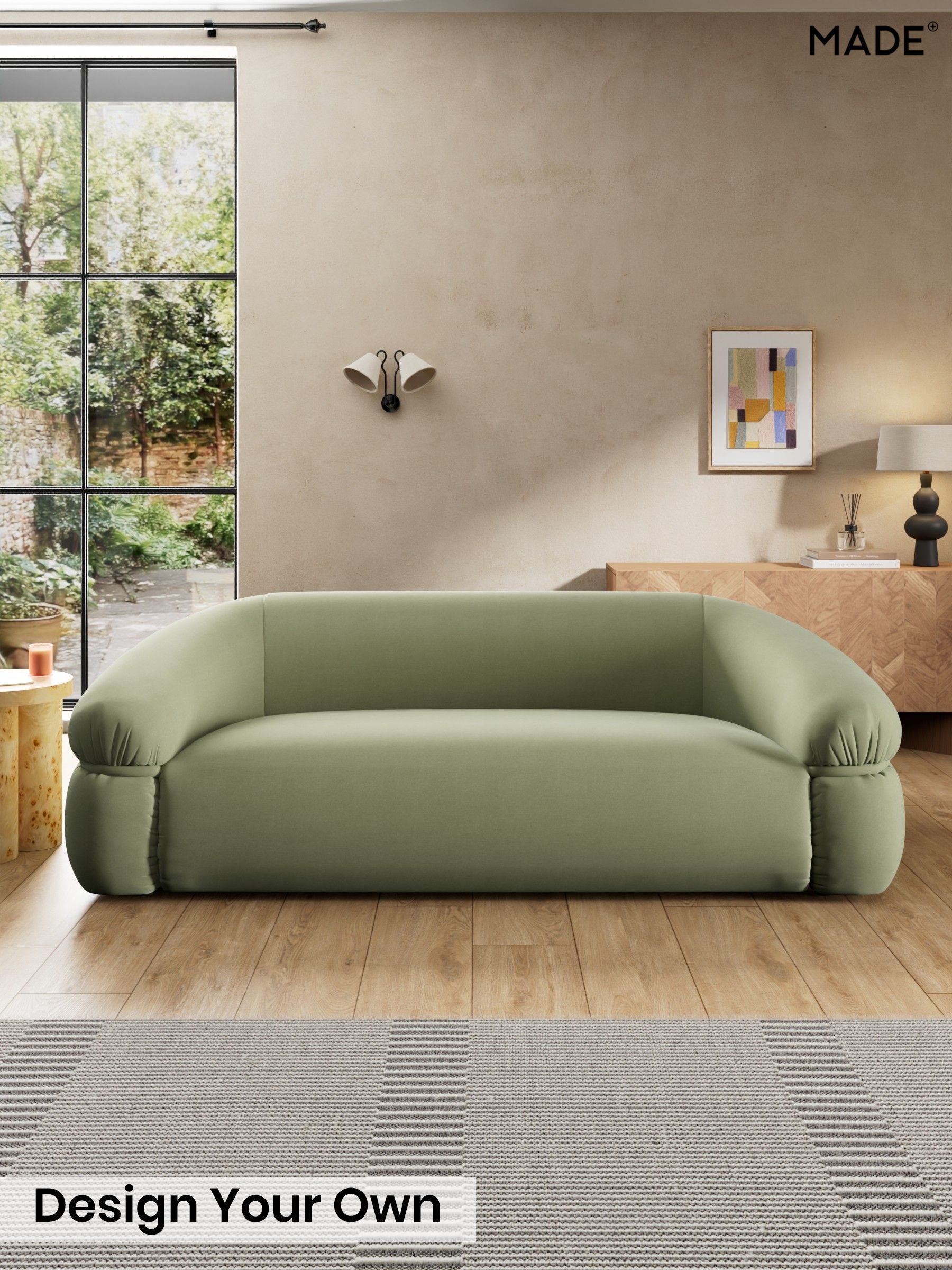 Cotton Velvet Blend/Sage Green - Soma By Made